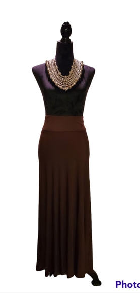 INC International Concepts Dresses & Skirts - I•N•C Maxi Skirt Sz L ~ Chocolate Brown